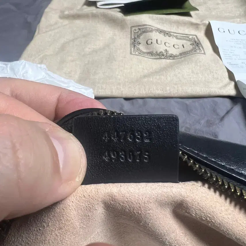 [BUNJANG] Gucci GG Marmont Small Matelassé Camera Bag / 구찌 GG 마몽 스몰 마틀라세 카메라백 블랙 / 풀구성