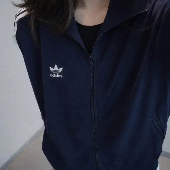 [BUNJANG] Adidas Navy Track Top / 아디다스 네이비 트랙탑