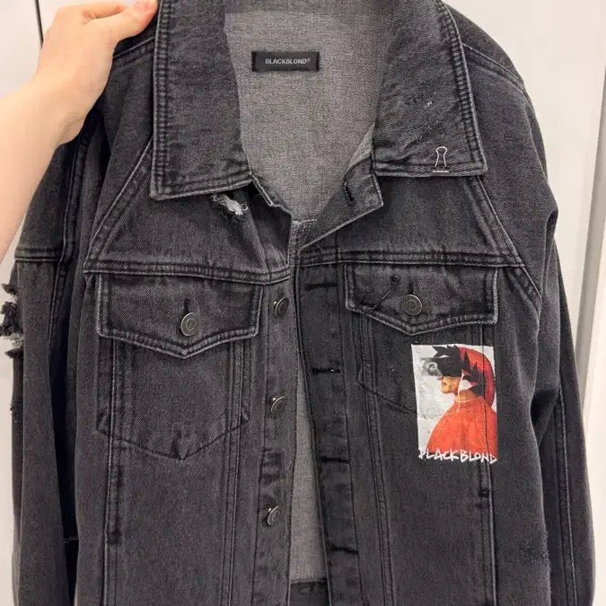 [SOLD OUT] [새상품]블랙블론드 흑청자켓