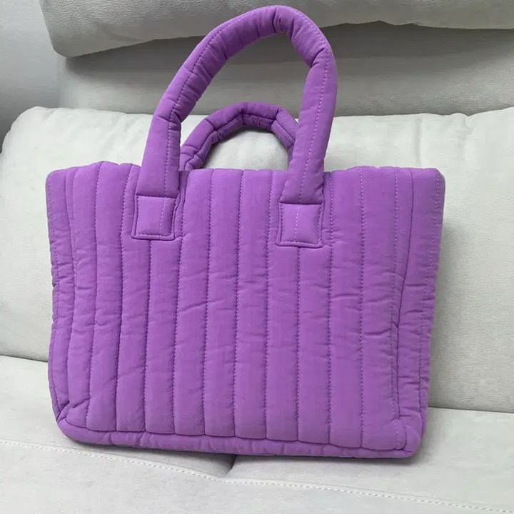 [BUNJANG] Sienne Padded Bag Purple (Magnetic) / 시엔느 패딩백 퍼플(자석)