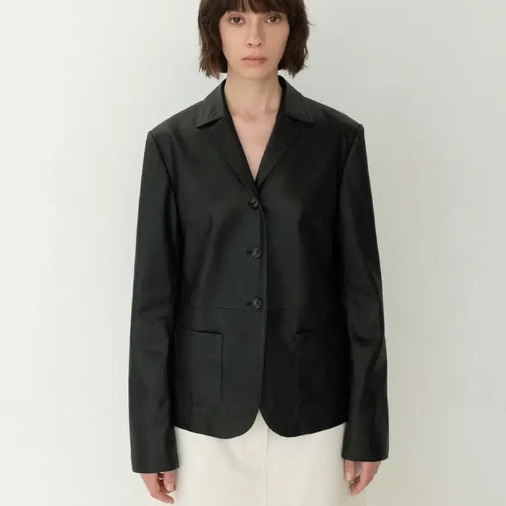 [BUNJANG] VARTIST Camille Leather Jacket / 바티스트 까미유 가죽 자켓 vartist camille jacket