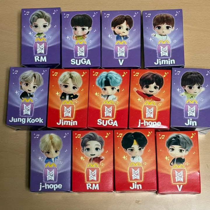 [BUNJANG] McDonald's TinyTAN Happy Meal Figure Set / 맥도날드 BTS TinyTAN 해피밀 피규어 13종