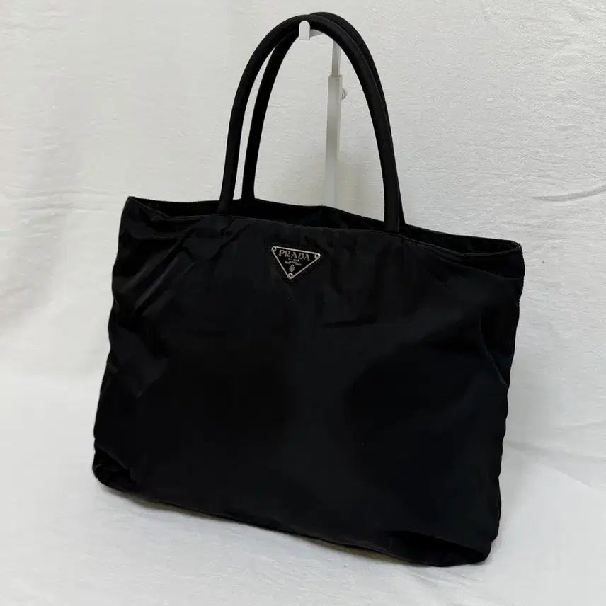 [BUNJANG] Prada Pocono Nylon Black Tote Bag / 정품 프라다 포코노 나일론 블랙 토트백 숄더백