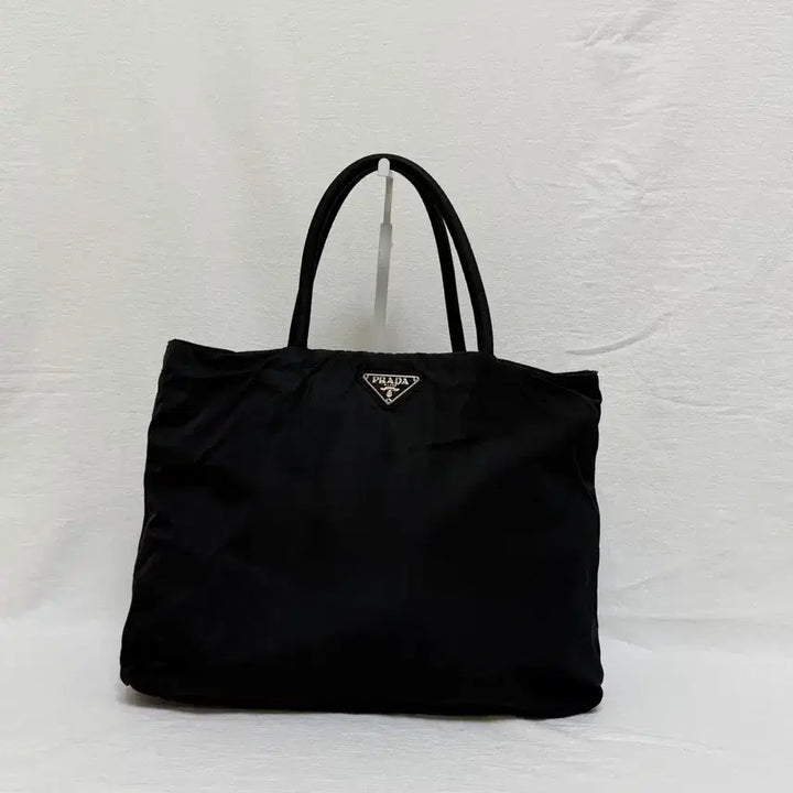 [BUNJANG] Prada Pocono Nylon Black Tote Bag / 정품 프라다 포코노 나일론 블랙 토트백 숄더백