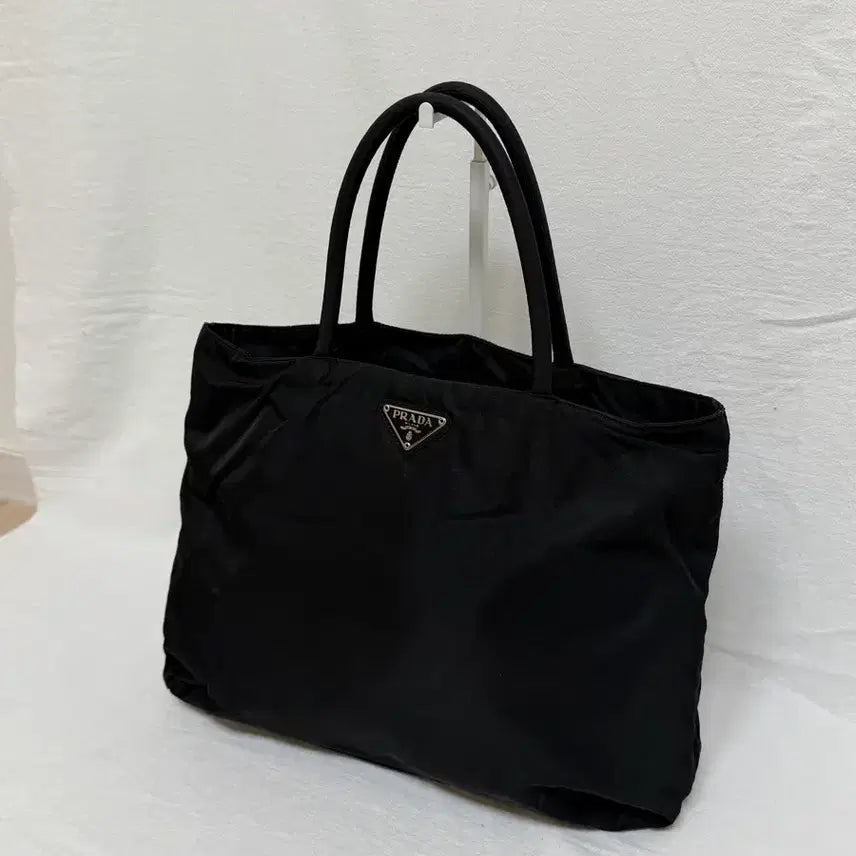 [BUNJANG] Prada Pocono Nylon Black Tote Bag / 정품 프라다 포코노 나일론 블랙 토트백 숄더백