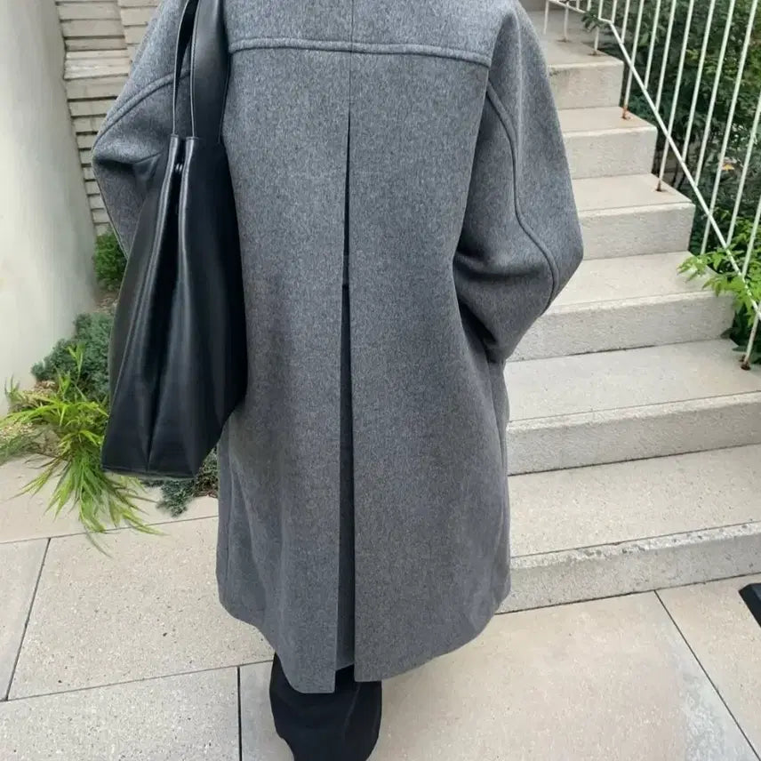 [BUNJANG] LFM Raglan Wool Long Coat / LFM 래글런 울 롱코트 Raglan Wool Long Coat