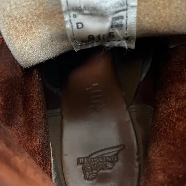 [BUNJANG] Red Wing 9105 Round Toe Boots / 레드윙 라운드토 9105 D8