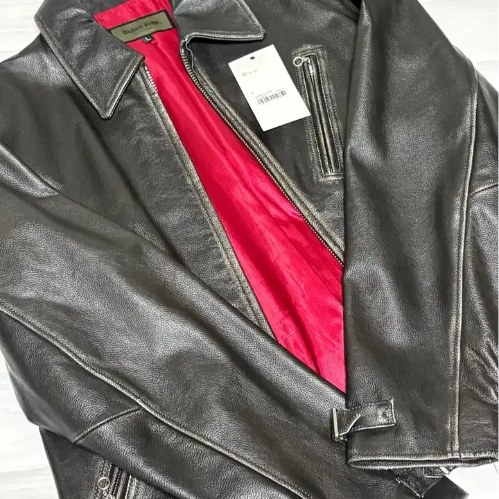 [BUNJANG] Uniform Bridge Leather Jacket / 유니폼브릿지 레더 자켓
