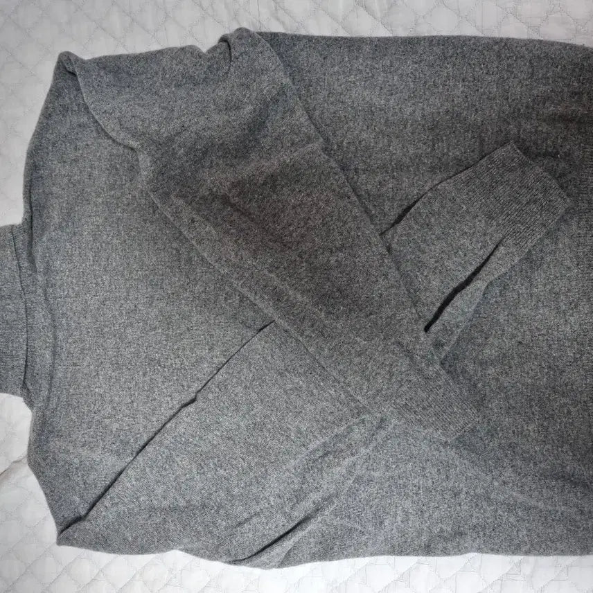 [BUNJANG] Steady&Everywhere Wool Cashmere Turtleneck Knit Gray / 스테디에브리웨어 울 캐시미어 터틀넥 니트 그레이 3사이즈