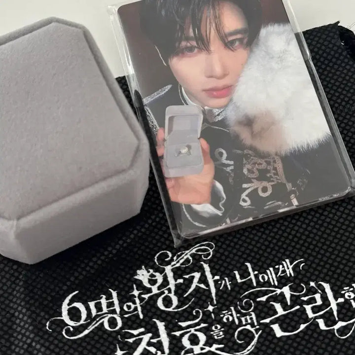 [BUNJANG] NCT WISH Fanmeeting Entrance Gift Bundle Set / 엔시티위시 팬미팅 입장선물 반지+포카+더스트 파우치 일괄