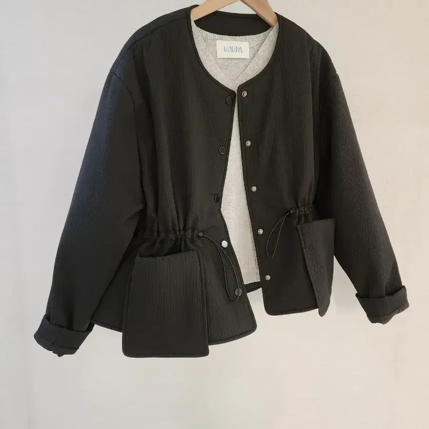 [BUNJANG] Unbranded Quilted Lightweight Jacket / 허리 스트링 퀼팅 점퍼 / 고퀄 경량 패딩 자켓 봄자켓