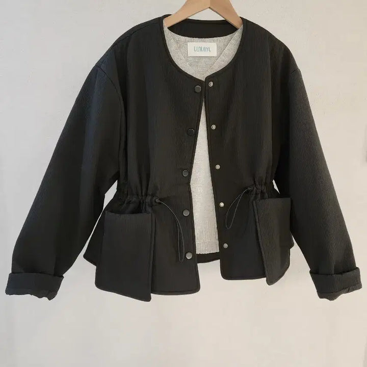 [BUNJANG] Unbranded Quilted Lightweight Jacket / 허리 스트링 퀼팅 점퍼 / 고퀄 경량 패딩 자켓 봄자켓