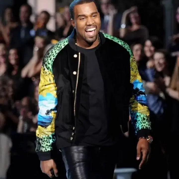 [BUNJANG] Versace x H&M Kanye West Velvet Star Jacket / 정품 베르사체 X H&M 칸예웨스트 벨벳 스타장 (한정판)