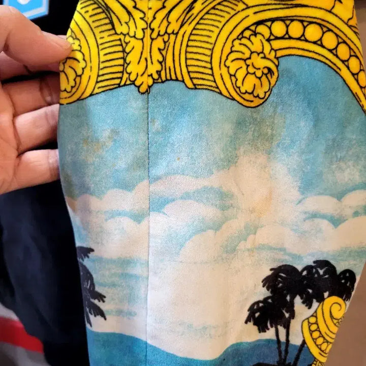 [BUNJANG] Versace x H&M Kanye West Velvet Star Jacket / 정품 베르사체 X H&M 칸예웨스트 벨벳 스타장 (한정판)