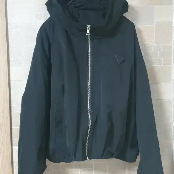 [BUNJANG] Black Short Jumper (New) / 여성 검정숏잠바(새옷)