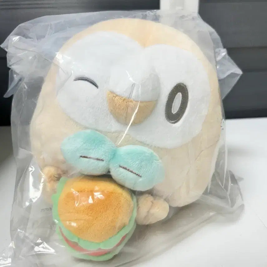 [BUNJANG] Pokemon Pocket Piece Rowlet Plushie / 택포 포켓몬 포켓피스 다이너 쿠지 C상 나몰빼미 인형
