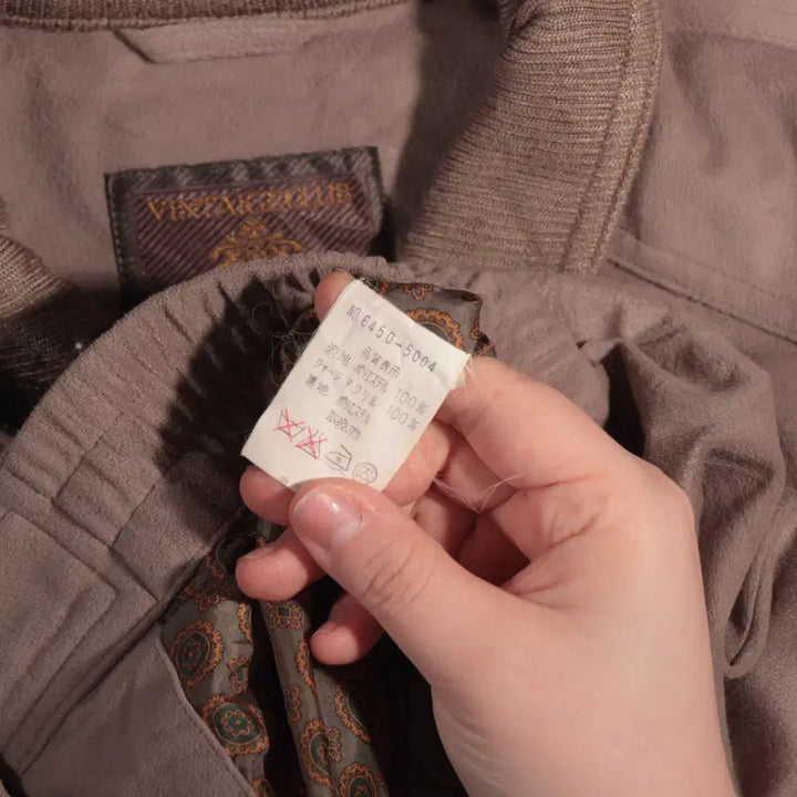 [BUNJANG] Vintage Japanese Velvet Blouson Jacket / 90s 일본빈티지 벨벳 블루종 자켓 C211