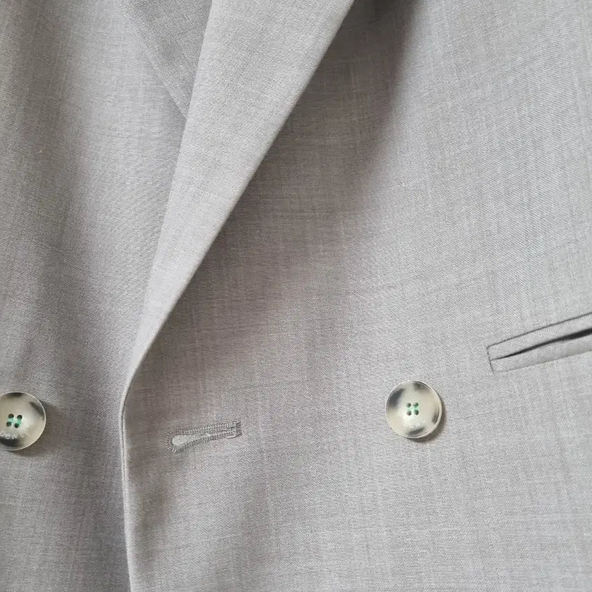 [BUNJANG] Dual Button Cropped Jacket (Size 55) / 듀얼자켓(55)