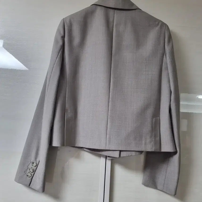 [BUNJANG] Dual Button Cropped Jacket (Size 55) / 듀얼자켓(55)