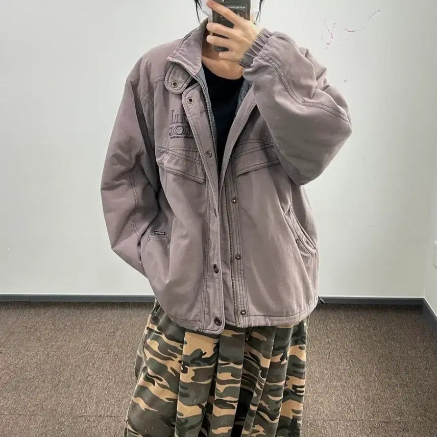 [BUNJANG] Sculptor Stitch Work Bomber Jacket / Sculptor 스컬프터 스티치 워크 봄버 자켓