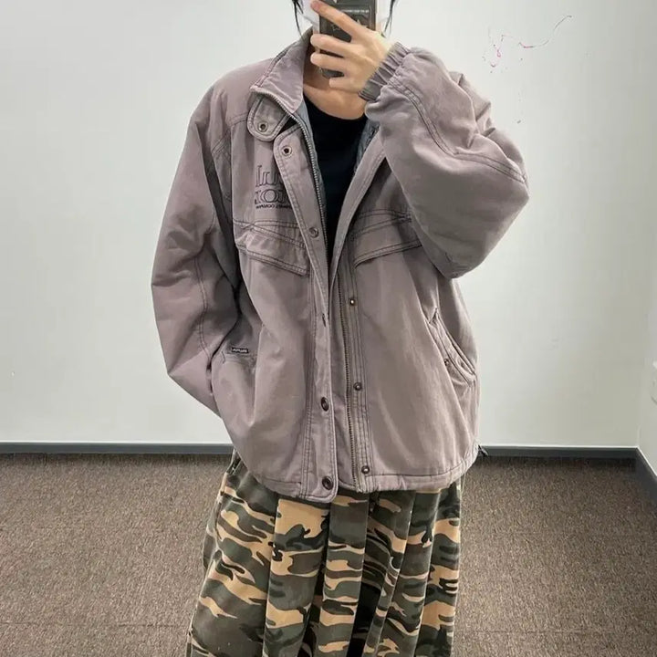 [BUNJANG] Sculptor Stitch Work Bomber Jacket / Sculptor 스컬프터 스티치 워크 봄버 자켓