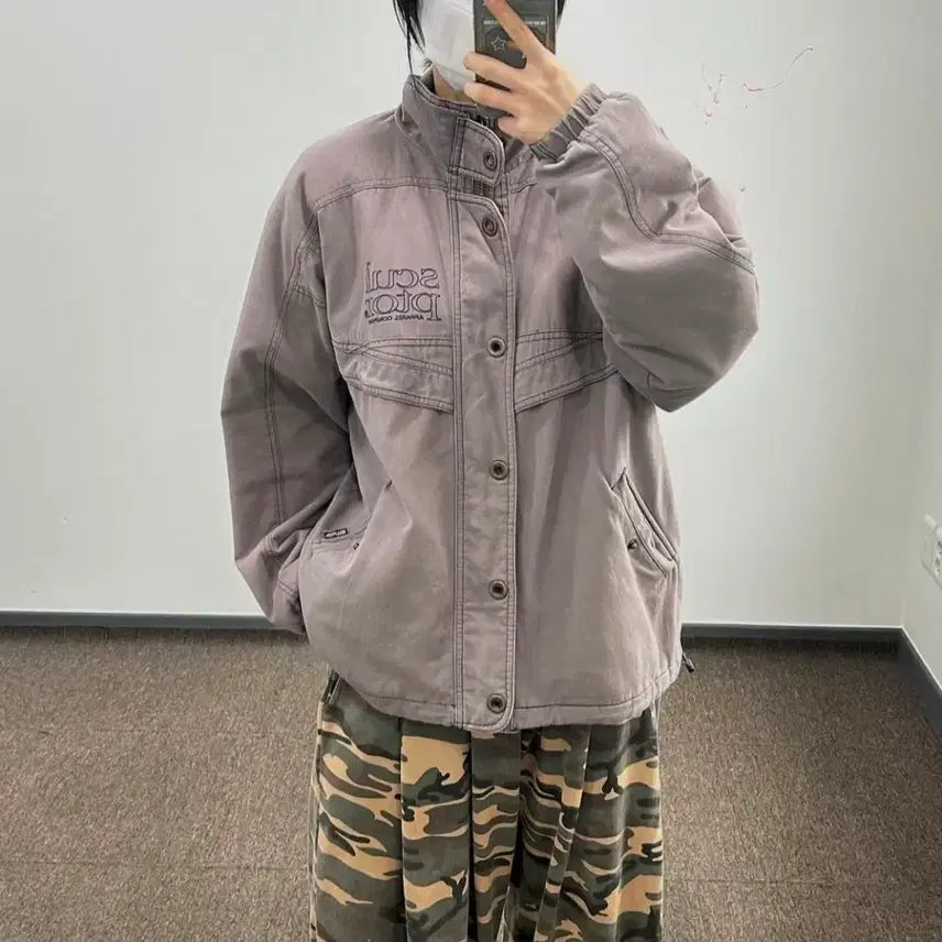 [BUNJANG] Sculptor Stitch Work Bomber Jacket / Sculptor 스컬프터 스티치 워크 봄버 자켓