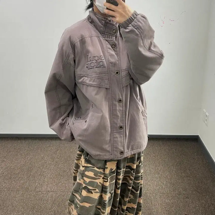 [BUNJANG] Sculptor Stitch Work Bomber Jacket / Sculptor 스컬프터 스티치 워크 봄버 자켓