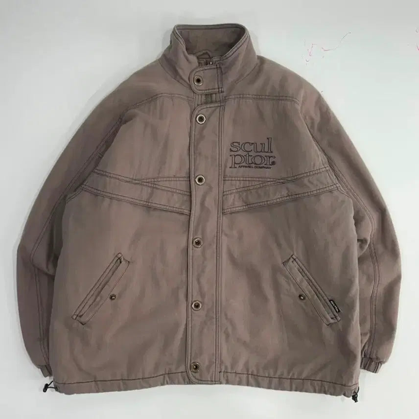 [BUNJANG] Sculptor Stitch Work Bomber Jacket / Sculptor 스컬프터 스티치 워크 봄버 자켓