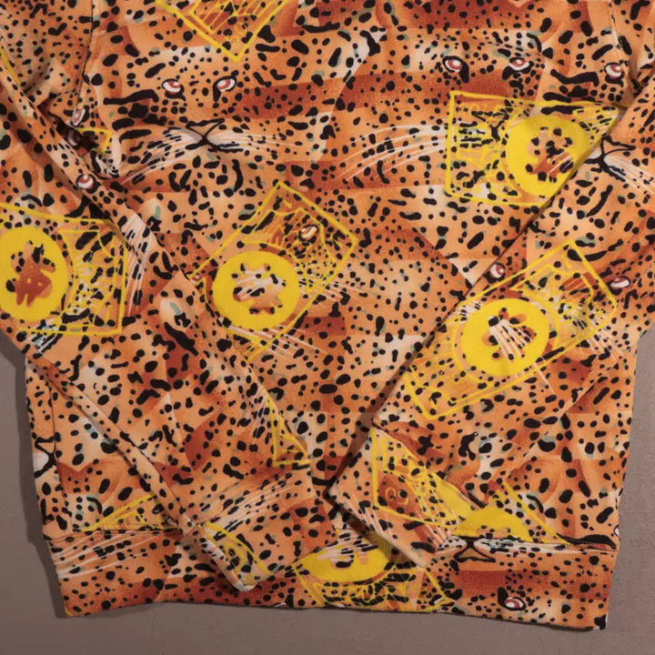 [BUNJANG] Joyrich Leopard Hooded Zip-up Jacket / 조이리치 레오파드 후드집업 C213