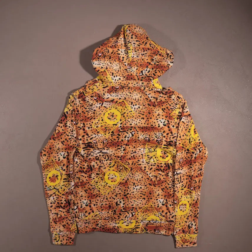 [BUNJANG] Joyrich Leopard Hooded Zip-up Jacket / 조이리치 레오파드 후드집업 C213