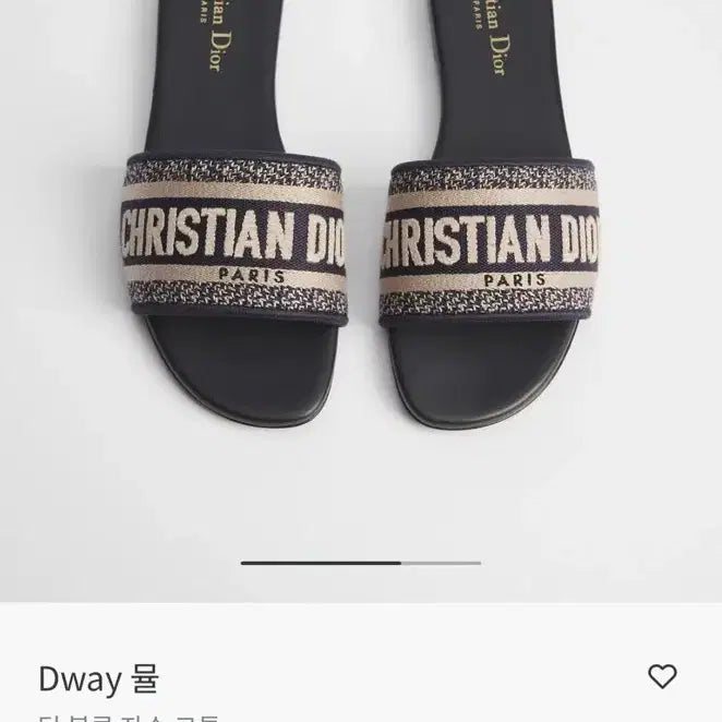 [BUNJANG] Dior Mule Embroidered Cotton / 디올 뮬 자수 코튼 (새상품)