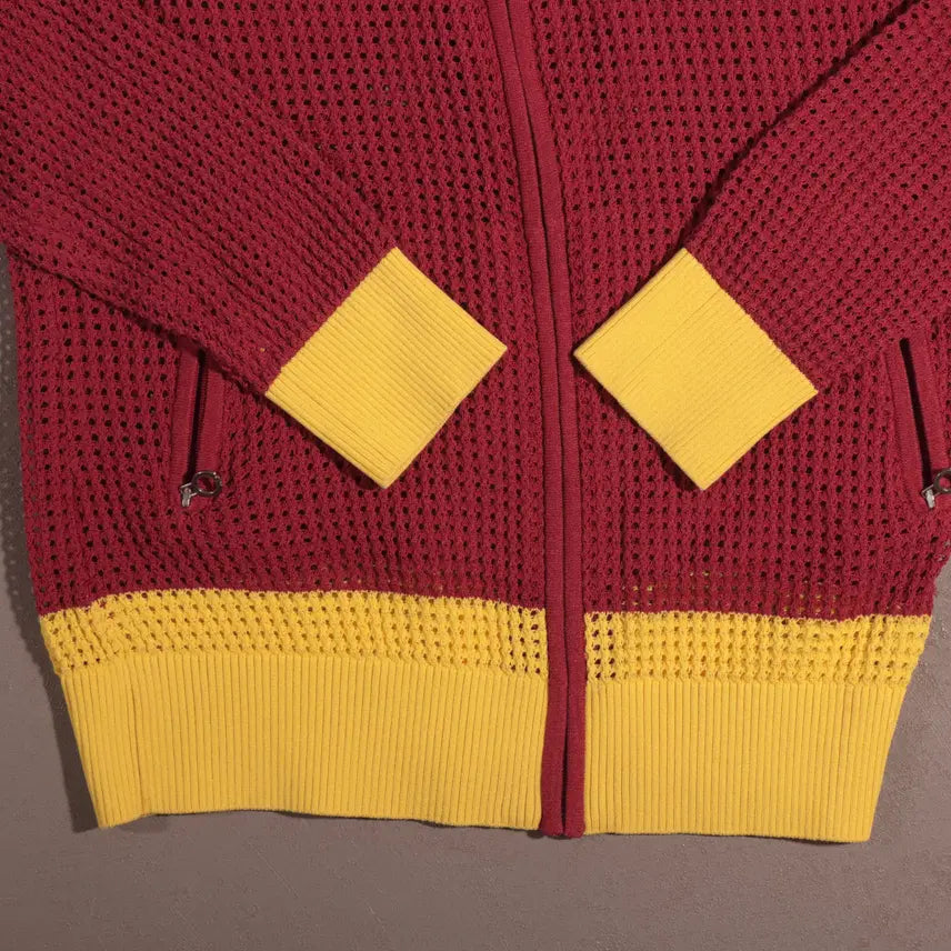 [BUNJANG] Vintage Kitsch Net Hooded Zip-up / 일본빈티지 키치 그물 후드집업 C216