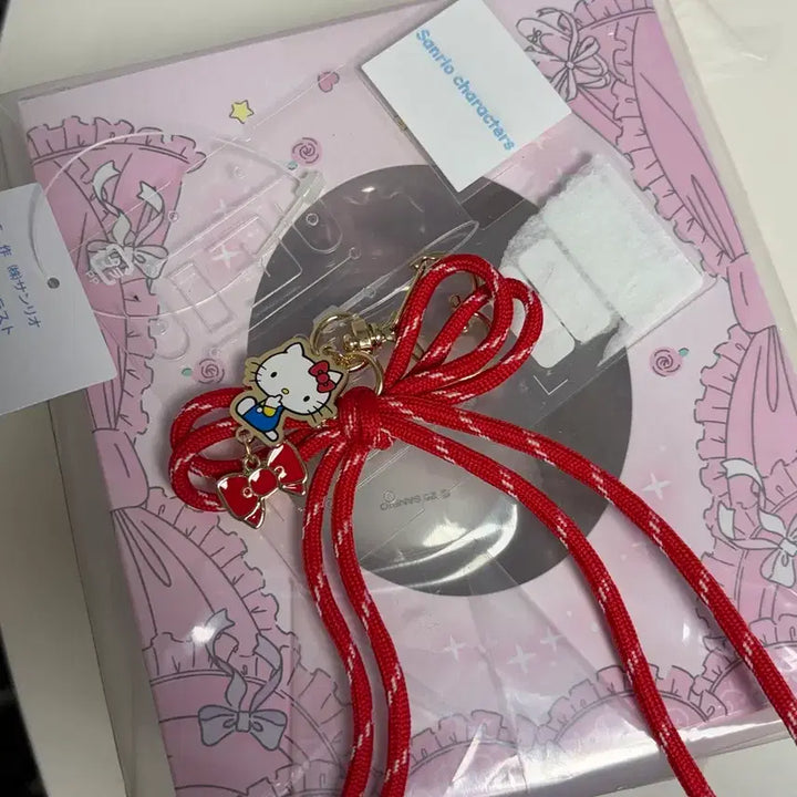 [BUNJANG] Hello Kitty Shimamura Ribbon Keyring / 헬로키티 한정 시마무라 스트랩 리본 키링(바배)