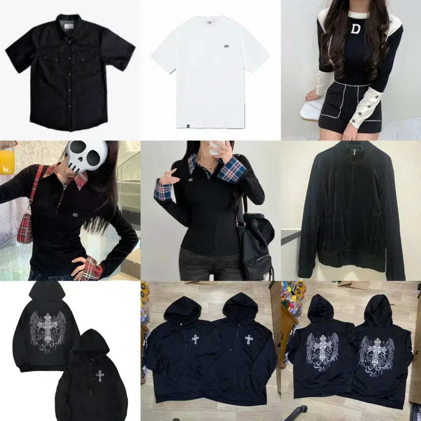 [BUNJANG] Ablie Black and White Apparel Collection / 에이블리 블레이저 정장 자켓 무채색 의류 모음 교신