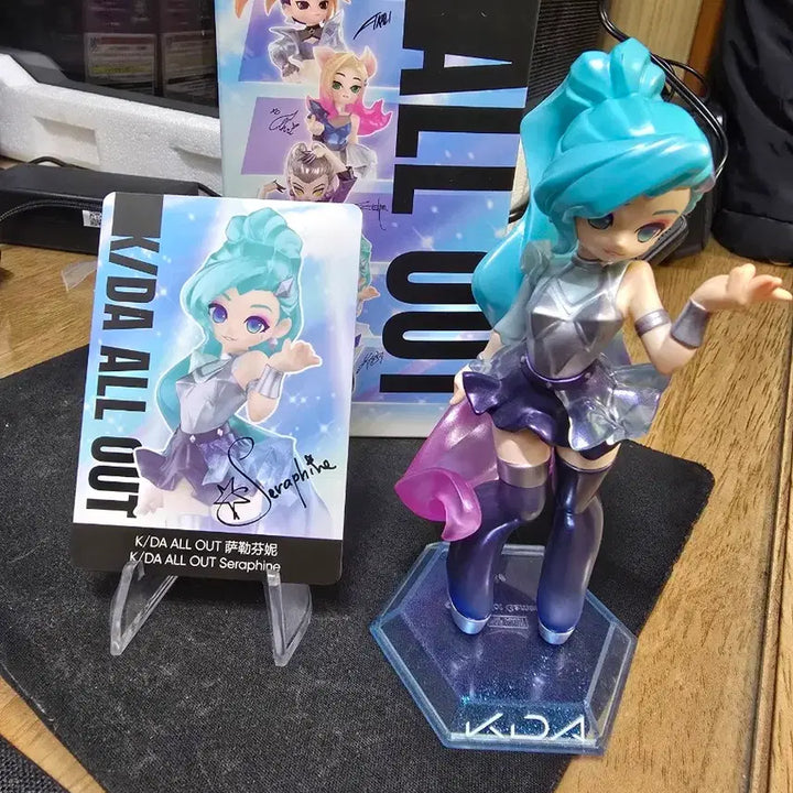 [BUNJANG] League of Legends K/DA POP MART Serafine Figure / LoL 롤 K/DA ALL OUT 팝마트 세라핌 피규어