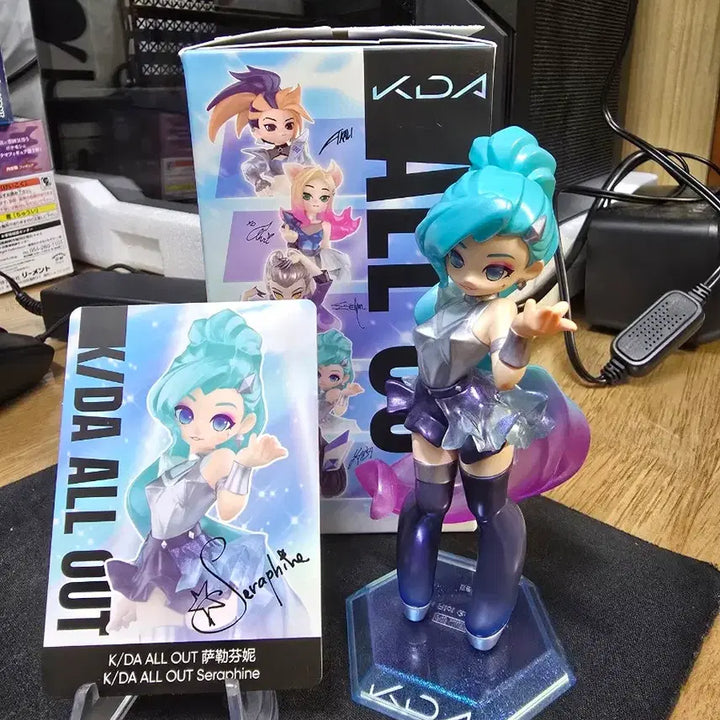 [BUNJANG] League of Legends K/DA POP MART Serafine Figure / LoL 롤 K/DA ALL OUT 팝마트 세라핌 피규어
