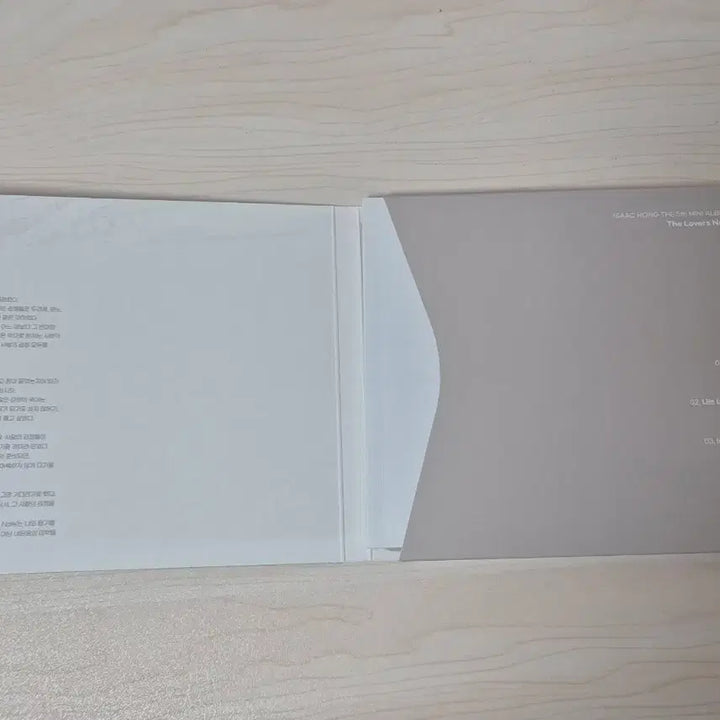 [BUNJANG] Hong Isaac The Lovers Note EP Album / 홍이삭 미니앨범(EP) 'The Lovers Note'