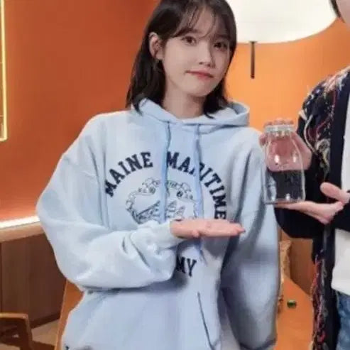 [BUNJANG] Wild Donkey Academy IU Hoodie L / 와일드동키 아카데미 후드 L 아이유 후드