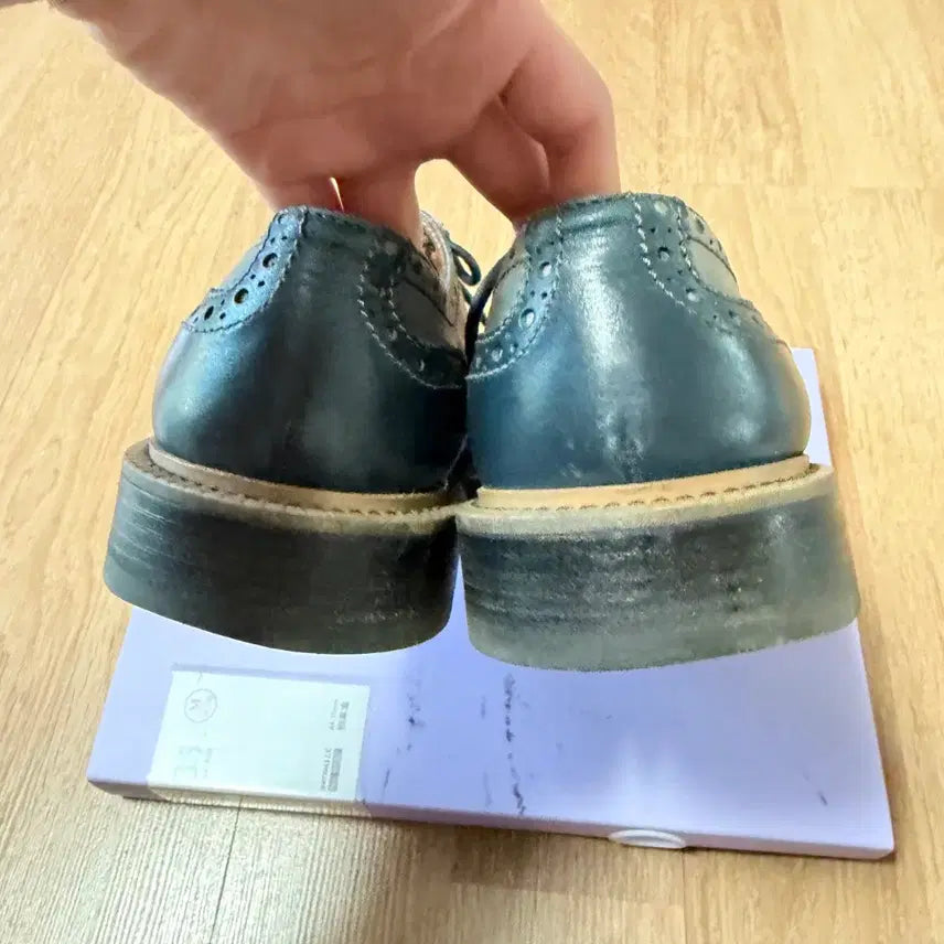 [BUNJANG] Jang Gkarlo Morelli Leather Wingtip Shoes / 장까를로모렐리 정품 250ㅡ255사이즈 소가죽 구두 신발!