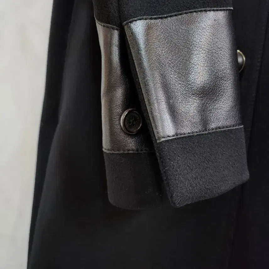 [BUNJANG] Tods Wool-Cashmere Leather Trim Women's Coat / (정품)토즈 울-캐시미어 가죽 트리밍 여성 코트