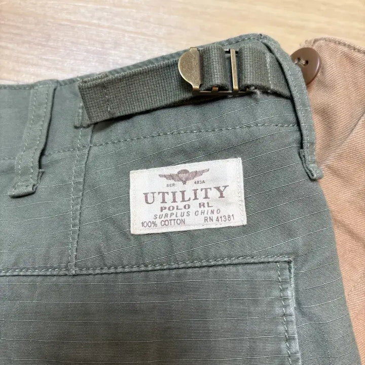[BUNJANG] Polo Relaxed Fit Ripstop Cargo Pants / 폴로 릴렉스핏 립스탑 카고 팬츠
