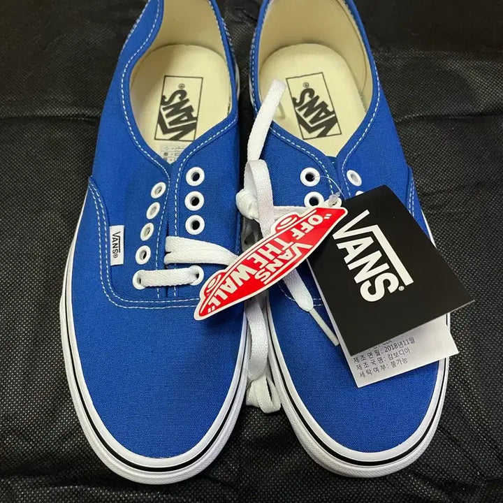 [BUNJANG] Vans Authentic Blue Sneakers / 반스 어센틱 블루 260 택달린 새상품 판매합니다!