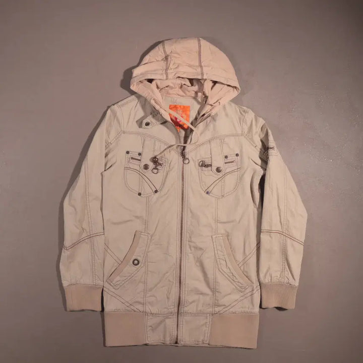 [BUNJANG] Puki Jels Y2K Grunge Hooded Jacket / Puki Jels Y2K 그런지 후드자켓 C219