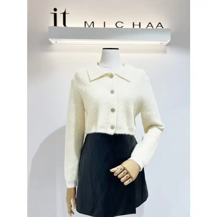 [BUNJANG] It MICHAA Crop Cardigan / 잇미샤 크롭가디건