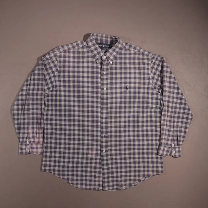 [BUNJANG] Polo Ralph Lauren Checkered Shirt / 폴로 랄프로렌 체크셔츠 C223