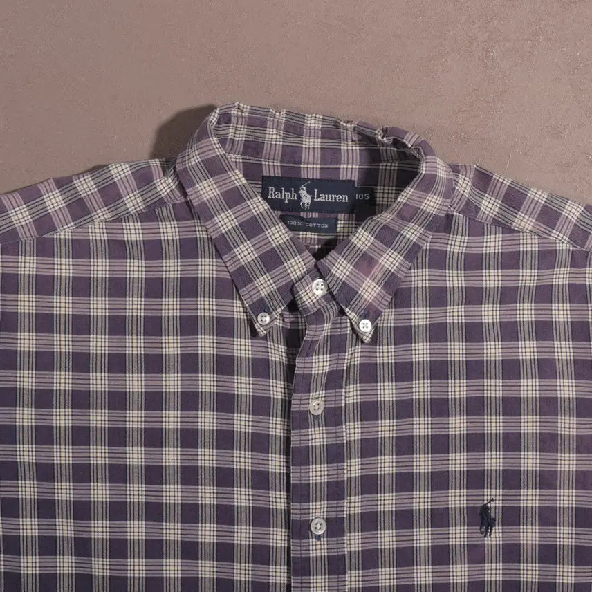 [BUNJANG] Polo Ralph Lauren Checkered Shirt / 폴로 랄프로렌 체크셔츠 C223