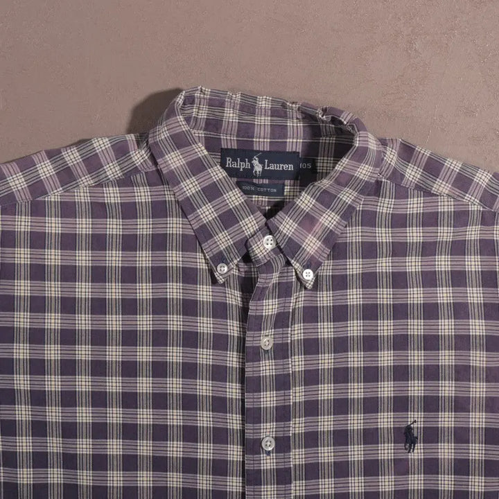 [BUNJANG] Polo Ralph Lauren Checkered Shirt / 폴로 랄프로렌 체크셔츠 C223