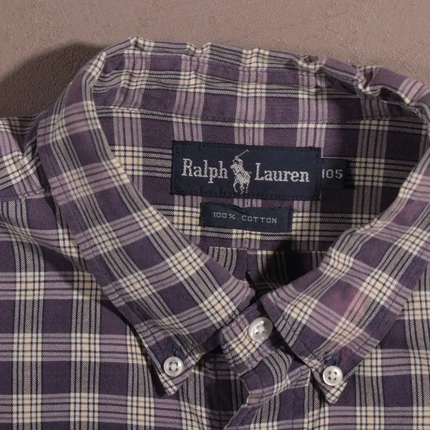 [BUNJANG] Polo Ralph Lauren Checkered Shirt / 폴로 랄프로렌 체크셔츠 C223