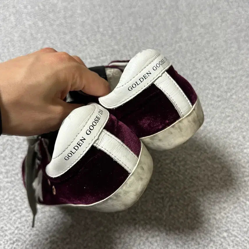 [BUNJANG] Golden Goose Velvet Sneakers / 골든구스 벨벳 스니커즈 38 240-245