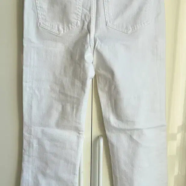 [BUNJANG] ZARA White Bootcut Denim Pants / 자라 화이트 부츠컷 데님 팬츠